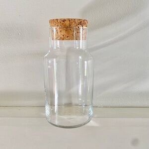 Vintage Apothecary Jar with Cork Lid